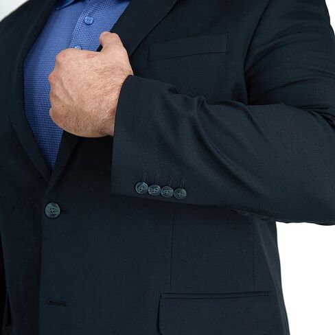 Haggar Mens Big and Tall Travel Performance Classic Fit Suit Seperates- Pant and Jacket in Saudi Arabia