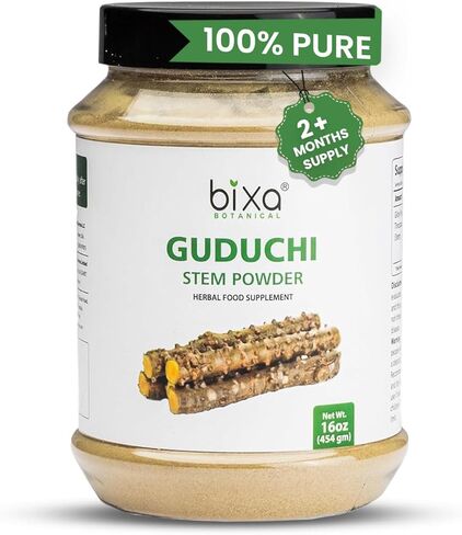 bixa BOTANICAL Guduchi Extract Bitters 2.5% Veg Capsule 60 Count (450mg) (Tinospora Cordifolia/Giloy) Herbal Supplement | Best Immunity modulator | Ayurvedic herb in Saudi Arabia