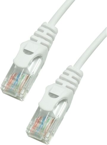 Grandmax Slim Cat6 35 'Foot Blue RJ45 ، 550MHz ، UTP Ethernet Network Patch Cable Snagless/Absolded Boot ، 2 Pack in Kuwait