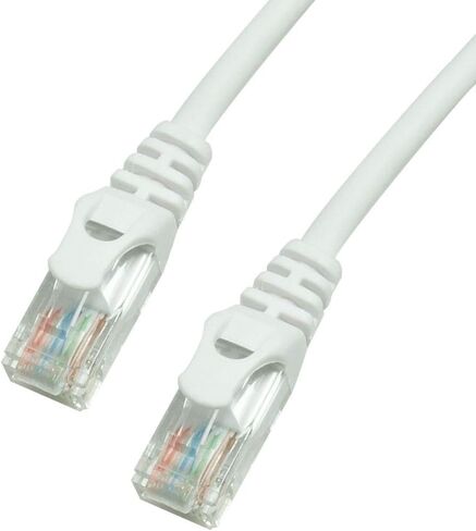 Grandmax Slim Cat6 35 'Foot Blue RJ45 ، 550MHz ، UTP Ethernet Network Patch Cable Snagless/Absolded Boot ، 2 Pack in Kuwait