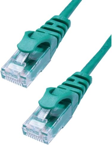 Grandmax Slim Cat6 35 'Foot Blue RJ45 ، 550MHz ، UTP Ethernet Network Patch Cable Snagless/Absolded Boot ، 2 Pack in Kuwait