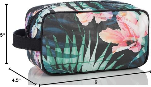 ALOHA Collection Painted Birds Dopp Kit in Neutrals | Lightweight, Splash-Proof, and Easy to Clean Toiletry Bag in Kuwait