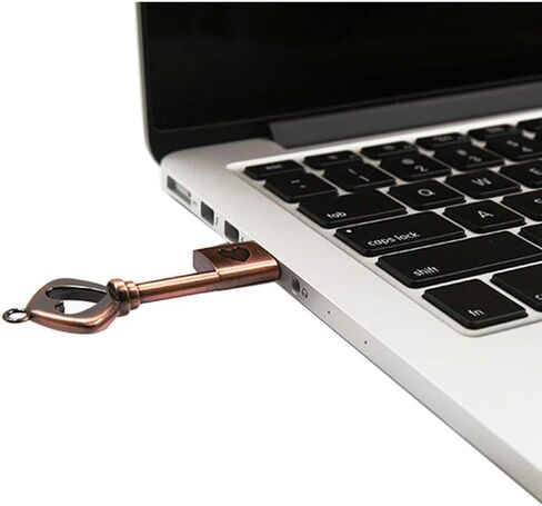5 Pack 32GB USB 2.0 Bulk Flash Drives Rose Gold Crystal LED Light Memory Stick Glass Transparent Clear Thumb Drives Jump Drive Pendrive Zip Drive (32GB, Rose Gold Crystal x 5) in Kuwait