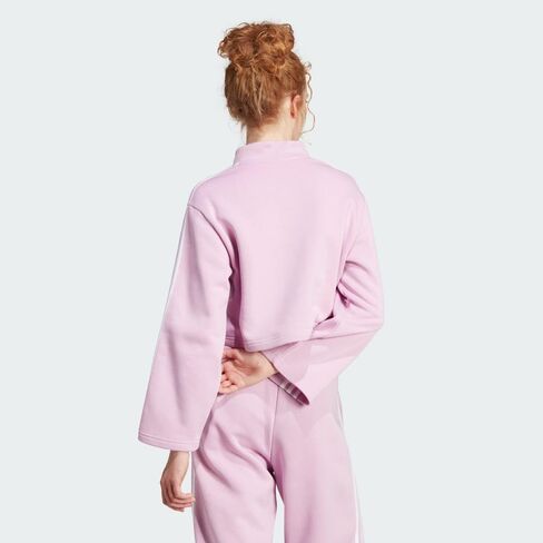 adidas Women's Essentials 3-Stripes Fleece Quarter-Zip in Saudi Arabia