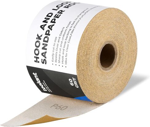 toolant 600 Grit Sandpaper Roll, 2-3/4" Wide 12 Yard Longboard hook and loop SandPaper for Automotive,Woodworking, Metal, Plastic, Sanding Blocks in Saudi Arabia