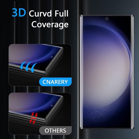 Privacy Screen Protector for Samsung Galaxy S23 Ultra 5G, [2 Pack] Anti Spy Tempered Glass Easy Installation Anti-peeping [Don’t Support Fingerprint Unlock] in Saudi Arabia