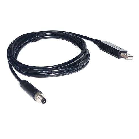 FT232RL CHIP USB to M8 3-PIN Male RS232 Converter Serial Communication Cable for SERVO Drives to PC KABLE(1.8m) in Kuwait