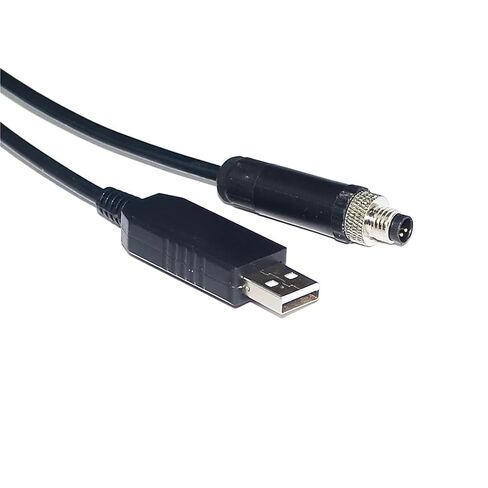 FT232RL CHIP USB to M8 3-PIN Male RS232 Converter Serial Communication Cable for SERVO Drives to PC KABLE(1.8m) in Kuwait