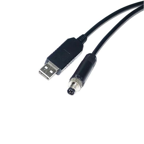 FT232RL CHIP USB to M8 3-PIN Male RS232 Converter Serial Communication Cable for SERVO Drives to PC KABLE(1.8m) in Kuwait
