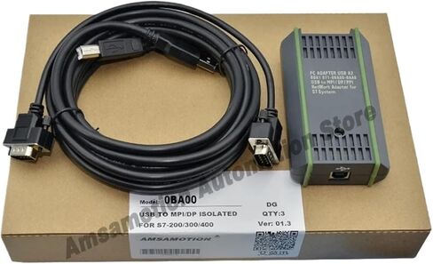 USB-MPI PPI for S7-200/300/400 PLC Programming Cable PC Adapter USB 6GK1571-0BA00-0AA0 PC Adapter for S7 System in Saudi Arabia