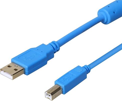 USB-MT4000 Suitable for Green Series HMI Touch Screen USB Micro Port Programming Cable GL070/GL070E GL100E MT4434TE(Blue GoldPlated Type,5m) in Saudi Arabia