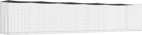 VEVOR Baseball Batting Netting, Professional Softball Baseball Batting Hitting Training Net, Practice Portable Pitching Cage Net with Door & Carry Bag, Heavy Duty Enclosed PE Netting, 55FT (NET ONLY) in Saudi Arabia