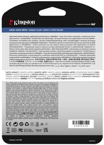Kingston Technology DC600M 2.5 "3.84 إلى سلسلة ATA III 3D TLC NAND in Saudi Arabia