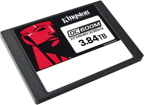 Kingston Technology DC600M 2.5 "3.84 إلى سلسلة ATA III 3D TLC NAND in Saudi Arabia