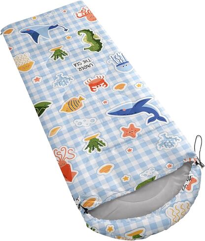 Boys Sleeping Bags for Adults Kids,Sport Ball Backpacking Camping Sleeping Bag for Girls Boys Lightweight Waterproof Cold/Warm Sleeping Bag for Season Outdoor Travel with Compression Bags in Saudi Arabia