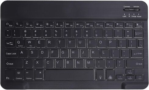 Yunseity Portable Keyboard, Ergonomic Keyboard for Tablet (Black) in Saudi Arabia