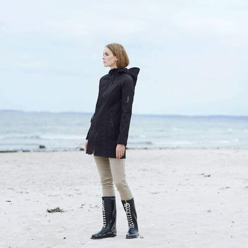ILSE JACOBSEN HORNBAEK RAIN 37 Women's Classic Water Resistant Raincoat (3/4 Length) (Stone, 34) in Saudi Arabia