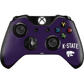 Skinit Decal Gaming Skin Compatible with Xbox One Controller - Officially Licensed College K-State Logo Design