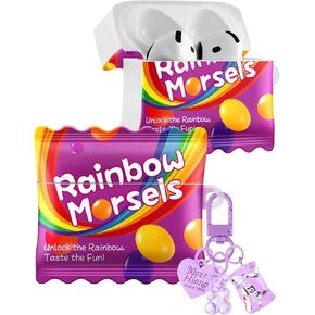 Coralogo for Airpods 4 Case with Cute Keychain - غطاء واقعي أنيق للنساء الفتيات الفريدة الفريدة من نوعها Funny Pretty Kawaii Case for AirPods 4 ، Green in Kuwait