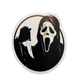 Scream Sticker - Ghostface Sticker - Ghostface - Horror Sticker - Halloween Sticker - Scream Decal - Ghost Face Sticker