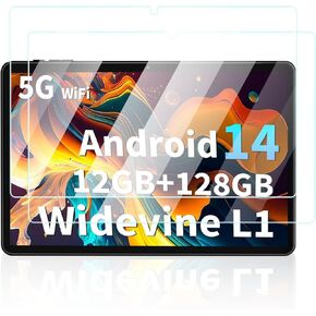 واقي الشاشة لـ JJGJ TB02 Android 14 Tablet 10 بوصة الكمبيوتر اللوحي ، مضاد للخلع 9H صلبة اللمس حساس 2.5D الحواف الدائرية خالية من التثبيت سهلة التثبيت ، 2 عبوة.