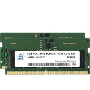 Adamanta 16GB (1x16GB) Compatible with ASUS ROG Strix Scar 17, G17, 15, TUF Gaming Laptop Notebook DDR5 4800MHz PC5-38400 SODIMM 1Rx8 CL40 1.1v 262 Pin Memory Module Upgrade RAM