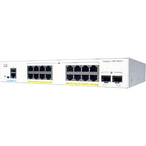 Cisco C1000-16T-E-2G-L Catalyst 1000 Series 16-Port PoE Gigabit Ethernet Switch (Renewed)