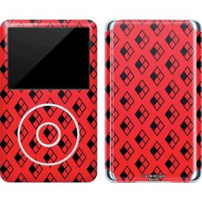 Skinit Decal MP3 Player Skin Compatible with iPod Classic (6th Gen) 80GB - Officially Licensed Warner Bros Harley Quinn Logo Pattern Design