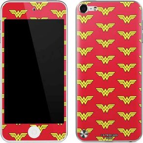Skinit Decal MP3 Player Skin Compatible with iPod Touch (5th Gen&2012) - Officially Licensed Warner Bros Wonder Woman Logo Pattern Design