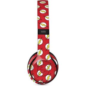 Skinit Decal Audio Skin Compatible with Beats Solo 2 Wireless - Officially Licensed Warner Bros Flash Logo Pattern Design