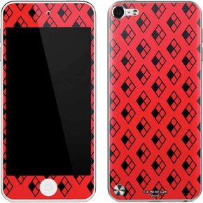 Skinit Scenit MP3 Player Skin متوافق مع iPod Touch (5th Gen & 2012) - تصميم شعار Warner Bros Harley Quinn المرخص رسميًا