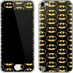 Skinit Decal MP3 Player Skin Compatible with iPod Touch (5th Gen&2012) - Officially Licensed Warner Bros Batman Logo Pattern Design