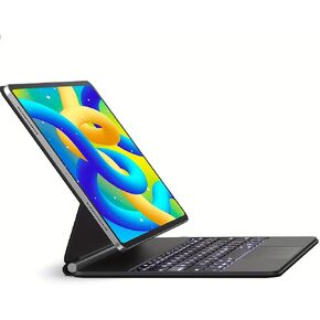 Premium Magic Keyboard Case for iPad Pro 11 inch - 2022-6th/2021-5th/2020-4th/2018-3rd Gen, with Multi-Touch Trackpad, Floating Cantilever Stand and Backlit Wireless Function