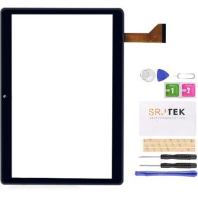 10.1 Inch 2.5D Touch Screen for DUODUOGO G10 4G LTE Tablet PC capacitive Touch Screen Panel Repair and Replacement Parts (Black)