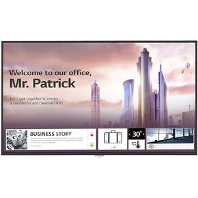 LG 49UH5F-H 49'' Digital Signage, Clear View with Non-Glare Coating, Ultra HD Resolution, Narrow Bezel & Slim Depth, Built-in Speaker, 30° Tilting Installation,Black