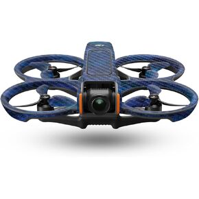 Carbon Fiber Drone Skin Compatible with DJI Avata 2 (2024) - Blue Ice - Premium 3M Vinyl Protective Wrap Decal Cover - Easy to Apply | Crafted in The USA by MightySkins