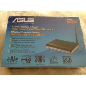 ASUS (RT-N10+) Wireless-N 150 Entry Home Router: Fast Ethernet and support upto 4 Guest SSID(Open source DDWRT support),Black