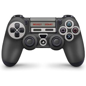 ZOOMHITSKINS Compatible with PS4 Controller Skin, Vintage Retro Old Model Oldschool Console Game, Durable, Vinyl, Made in The USA