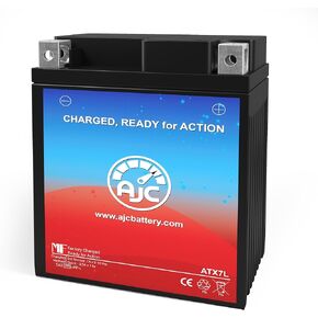 AJC Battery Compatible with PowerStar PM7-12L Powersports Battery