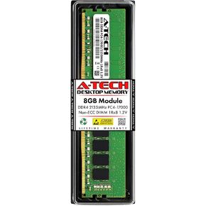 A-Tech 8GB RAM Replacement for Samsung M378A1K43BB1-CPB | DDR4 2133MHz PC4-17000 1Rx8 1.2V UDIMM Non-ECC 288-Pin DIMM Memory Module