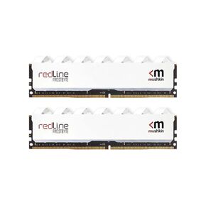 Mushkin Redline White - DDR4 UDIMM - 32GB (2x16GB) 4000MHz CL-18-288-pin1.35V Desktop Ram - Non-ECC - Dual Channel - FROSTBYTE Heatsink (MRD4U400JNNM16GX2)