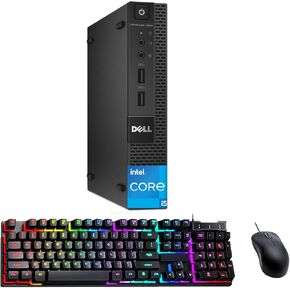 Dell OptiPlex 3020 Mini Desktop Computer, Intel Core i5-4590, 8GB DDR4, 500GB HDD, Mouse, Keyboard, Windows 10 Pro (Renewed)