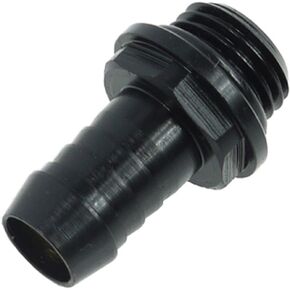 Alphacool 17093 HF 10mm (3/8") Barbed Fitting G1/4 with O-Ring Fatboy - Deep Black Water Cooling Fittings in Kuwait