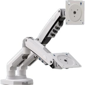 F160 Gas Spring 360 Degree Desktop 17" - 27" Dual Monitor Stand Arm Full Motion Monitor Mount Bracket 2-9kg Each(2024 Matte Charcoal)