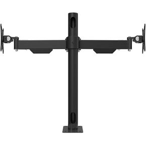 Dual LCD Monitor Holder Full Motion Grommet Mounting Monitor Mount Arm Stand with Cable Management Bracket