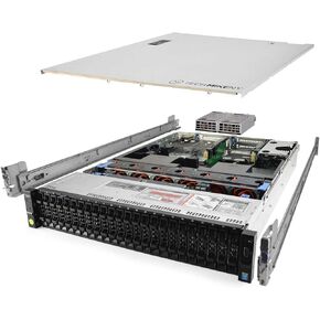 TechMikeNY Server 2X E5-2620v4 2.10Ghz 16-Core 128GB RAM 24x 1.2TB PowerEdge R730xd (Renewed)