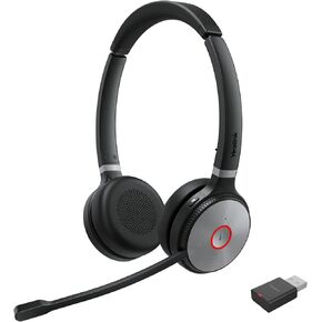 Yealink WH62 Duo Portable Wireless Bluetooth Headset with Noise Cancelling Mic Optimized for Microsoft Teams, Zoom, RingCentral and More.