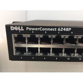 Dell PowerConnect 6248P 48P GbE PoE 4P SFP Switch PC6248P (Renewed)