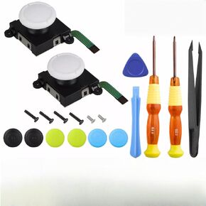 For N-intendo Switch Lite 19in1 Analog Joystick Replacement Repair Tool Kit Set