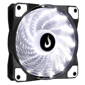 Computer Case Fan 120mm - Rise Mode USA - Gamer - Wind - White - LED